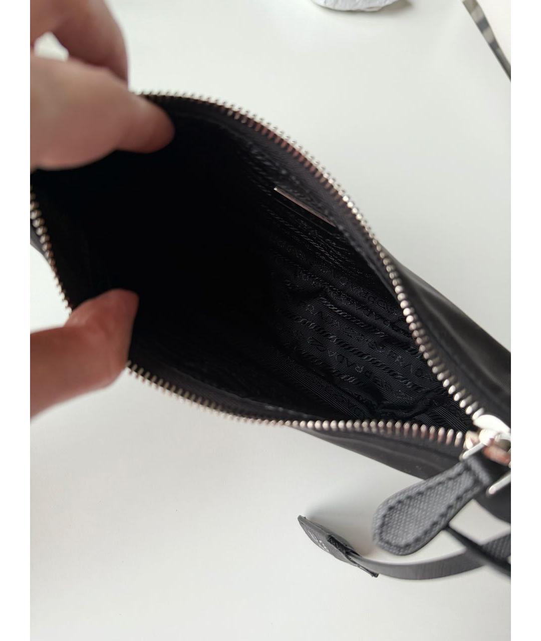 PRADA Черная сумка через плечо, фото 4