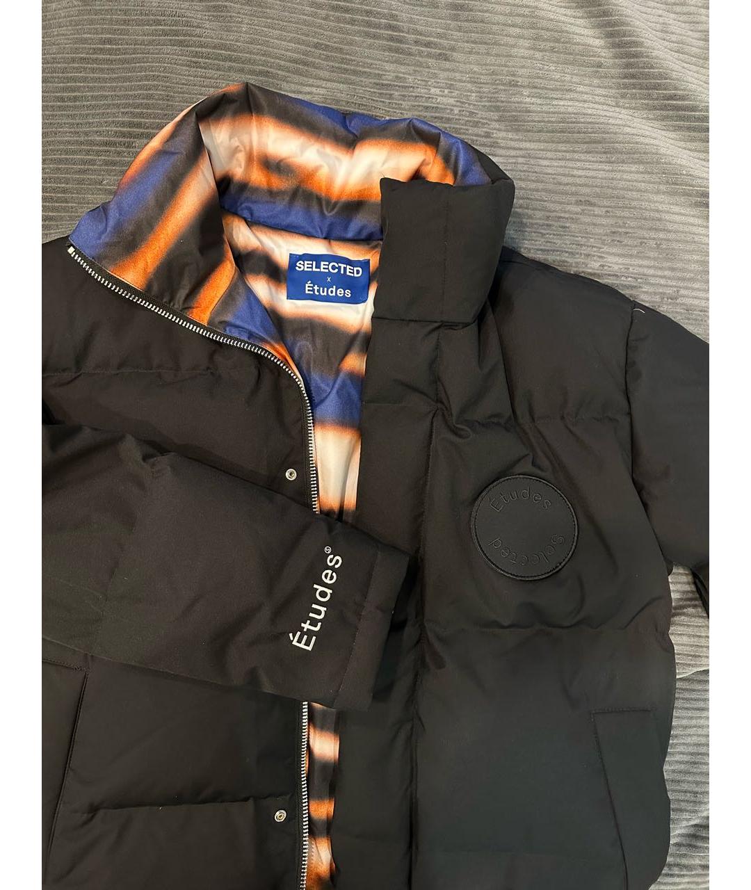 ETUDES Черный полиэстеровый пуховик, фото 3