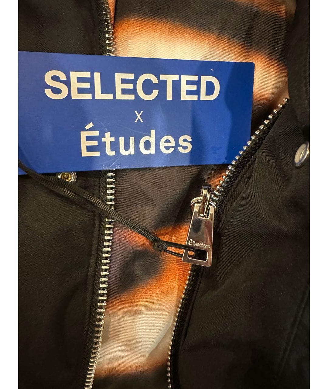 ETUDES Черный полиэстеровый пуховик, фото 4