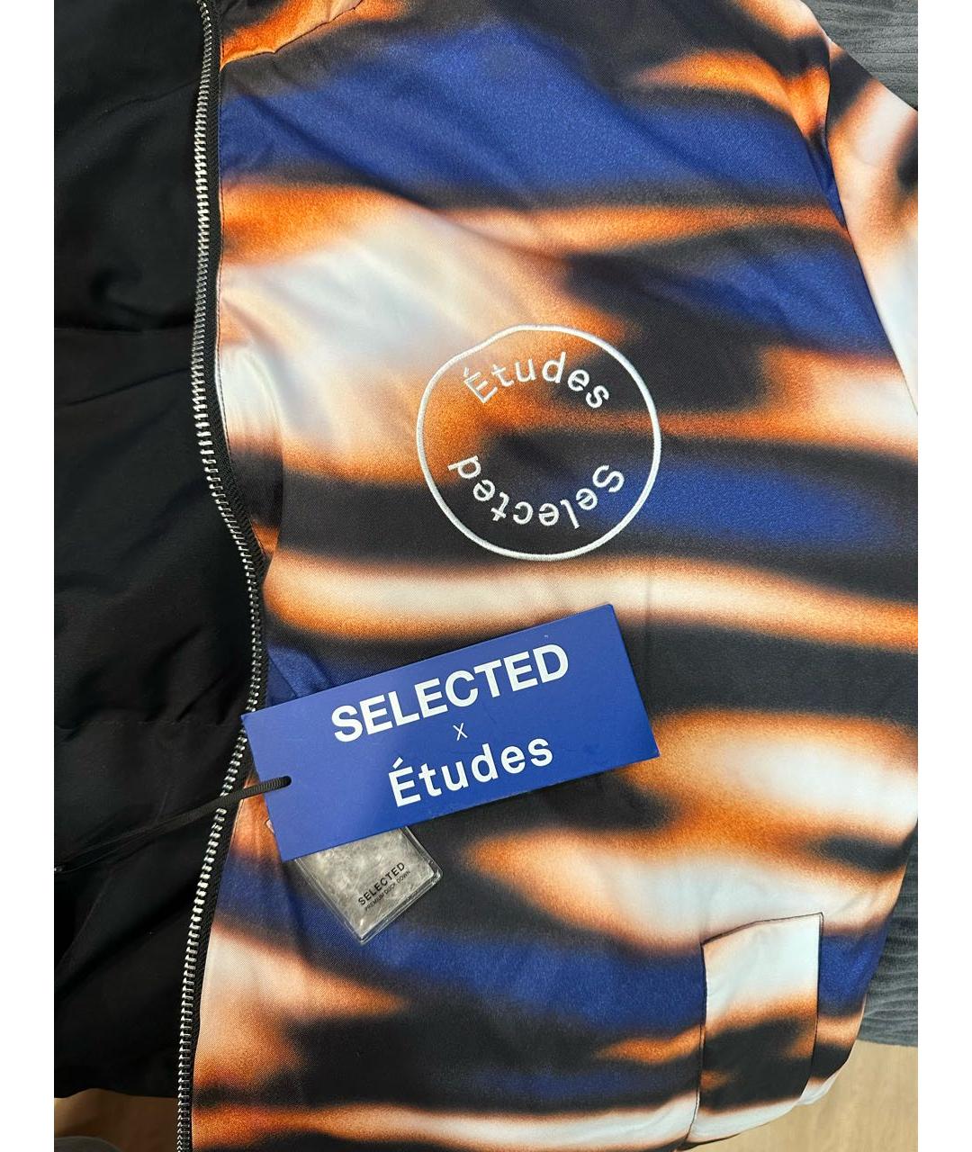 ETUDES Черный полиэстеровый пуховик, фото 6