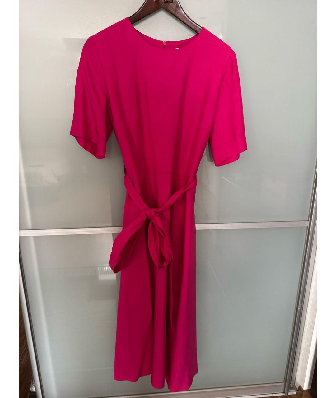 P.A.R.O.S.H. Фуксия вискозное повседневное платье, фото 2
