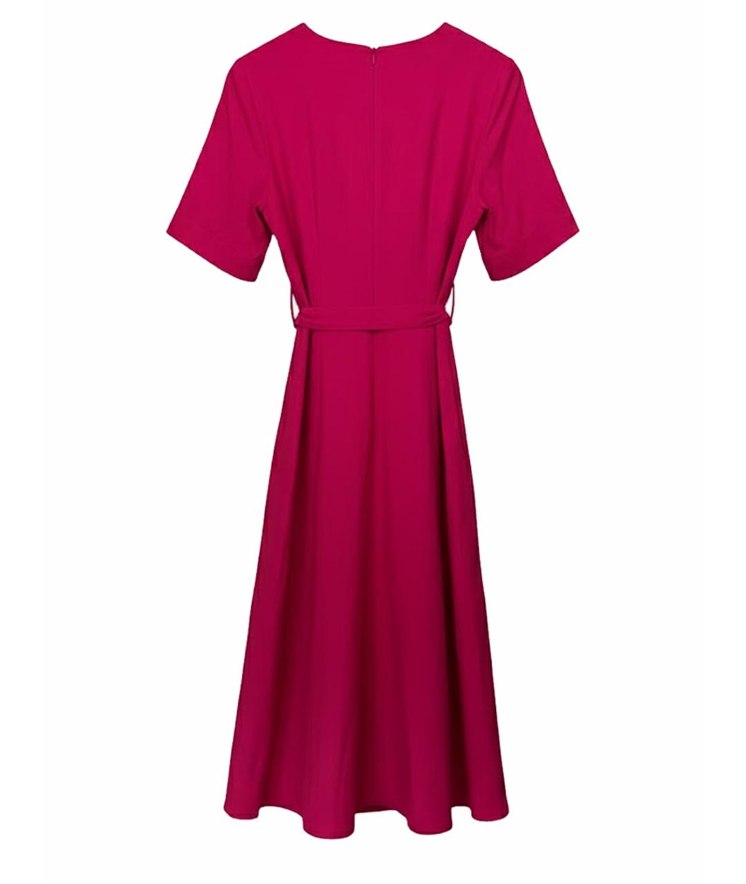 P.A.R.O.S.H. Фуксия вискозное повседневное платье, фото 1