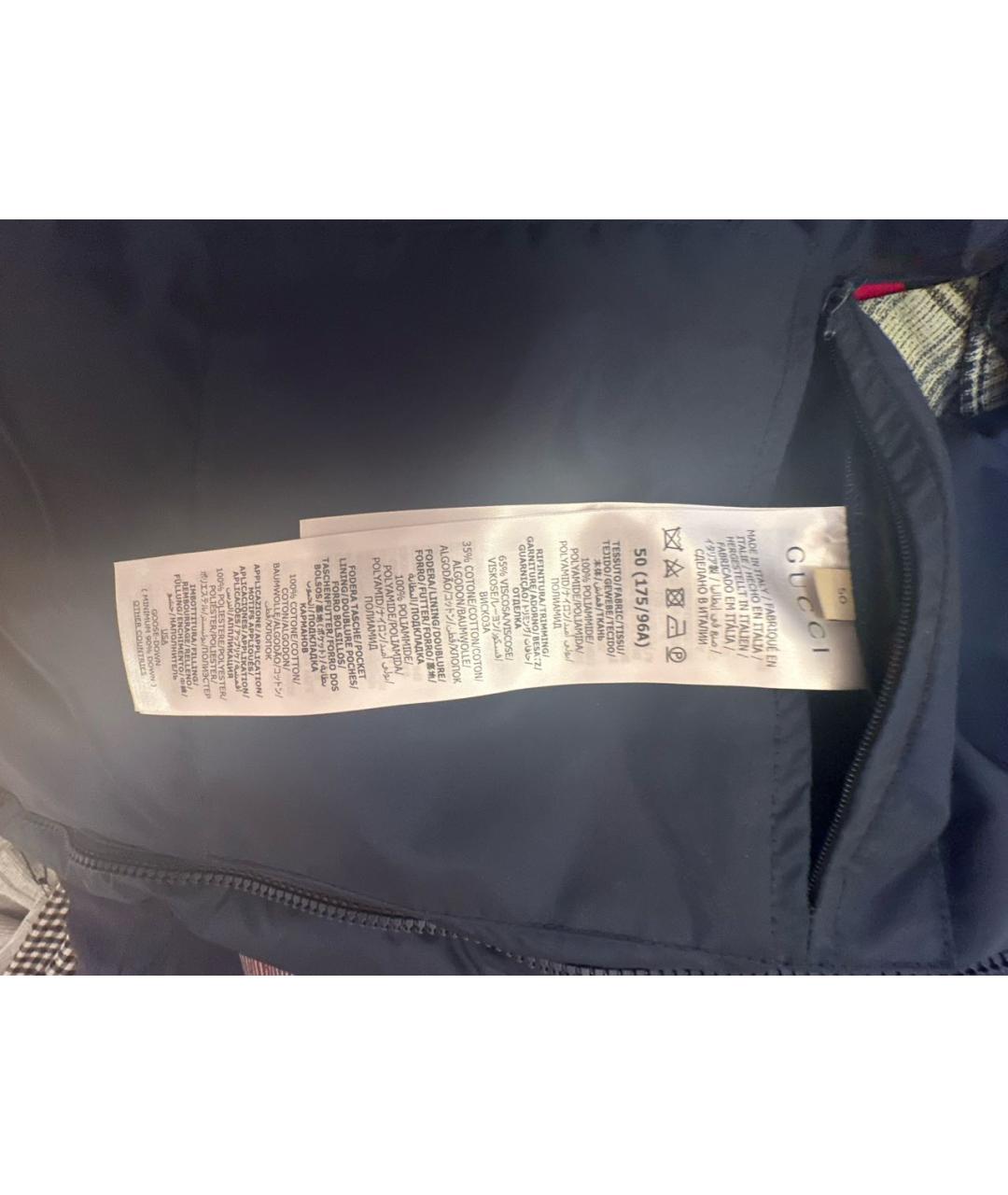 GUCCI Темно-синий жилет, фото 7