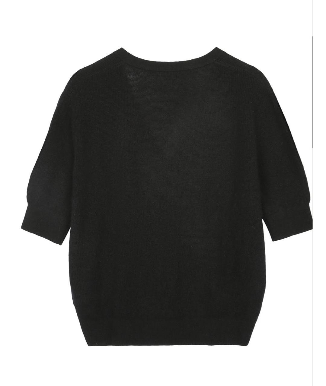 KHAITE Черный кашемировый кардиган, фото 2