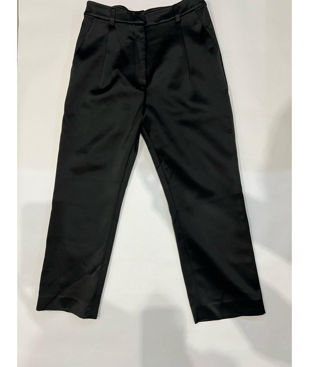 MCQ ALEXANDER MCQUEEN Черные ацетатные брюки узкие, фото 9