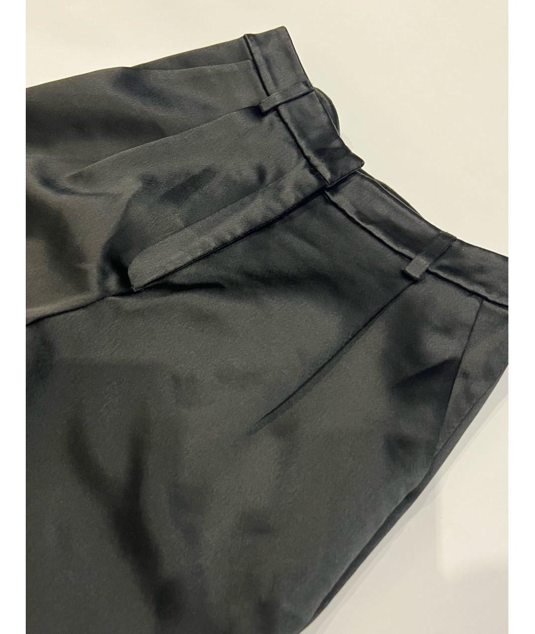 MCQ ALEXANDER MCQUEEN Черные ацетатные брюки узкие, фото 3