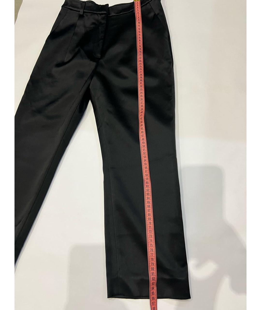 MCQ ALEXANDER MCQUEEN Черные ацетатные брюки узкие, фото 8