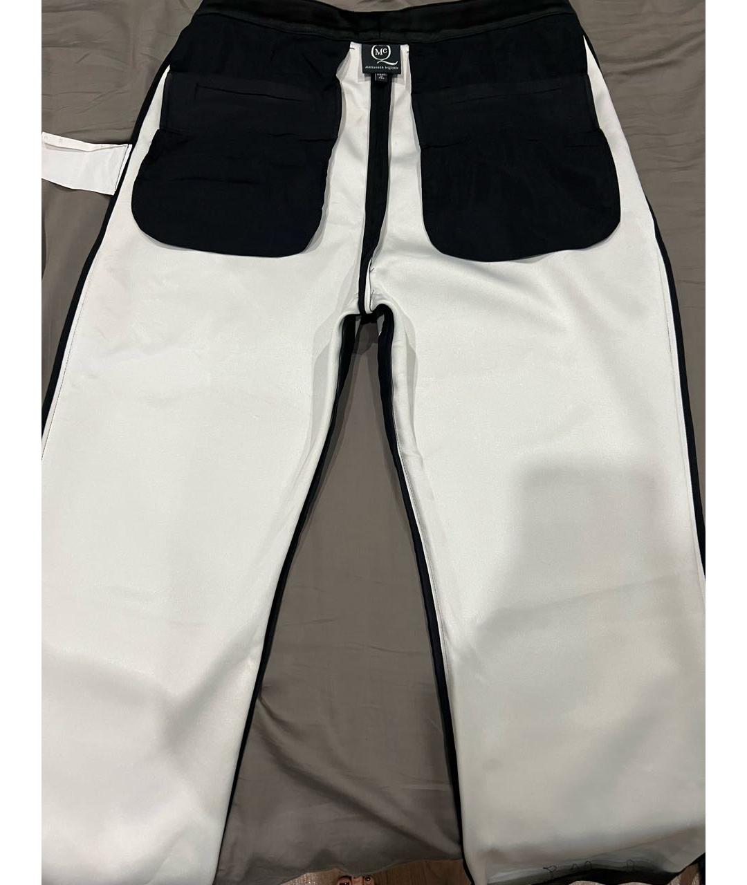 MCQ ALEXANDER MCQUEEN Черные ацетатные брюки узкие, фото 6