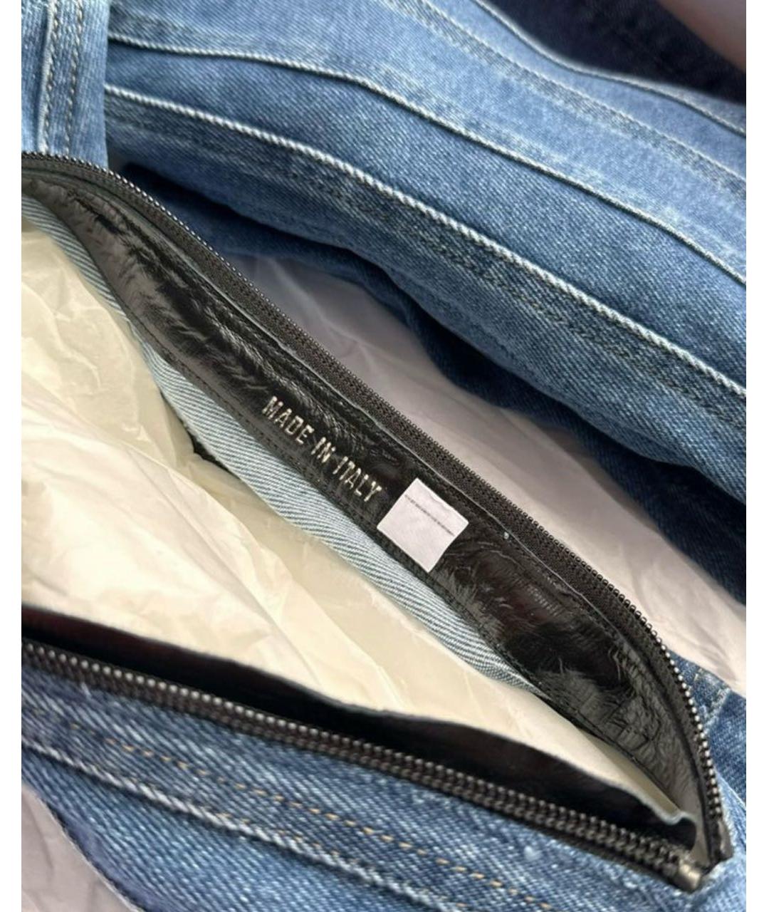 DIESEL Синие ботфорты, фото 7