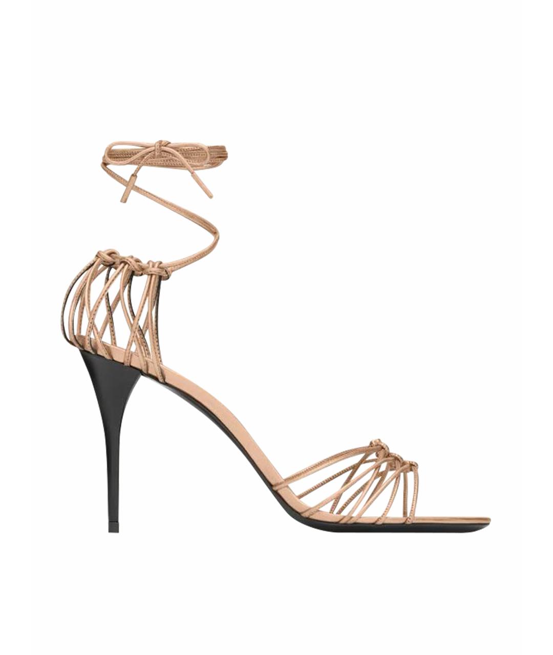 SAINT LAURENT Желтые туфли, фото 1