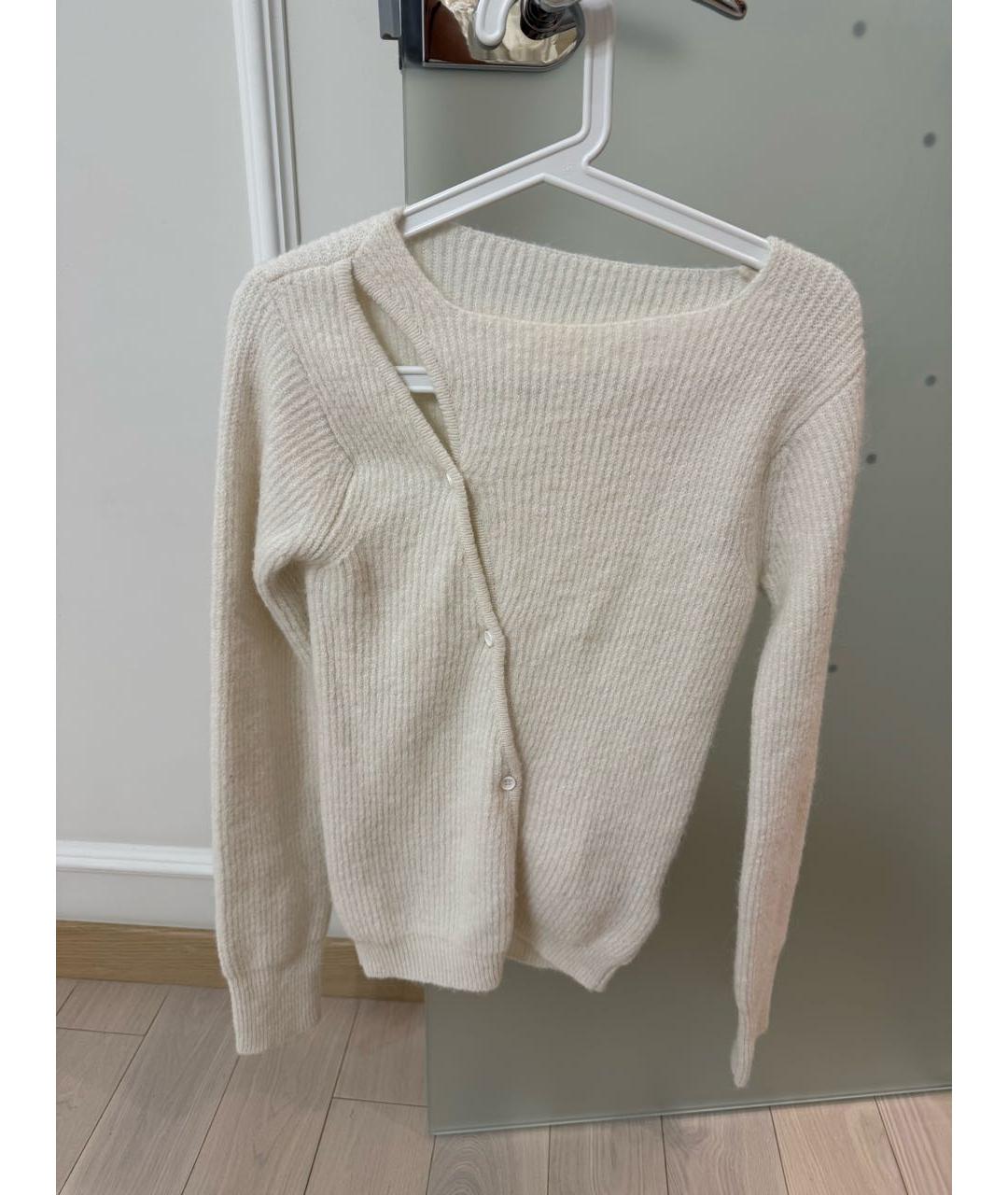 JACQUEMUS Белый шерстяной джемпер / свитер, фото 6