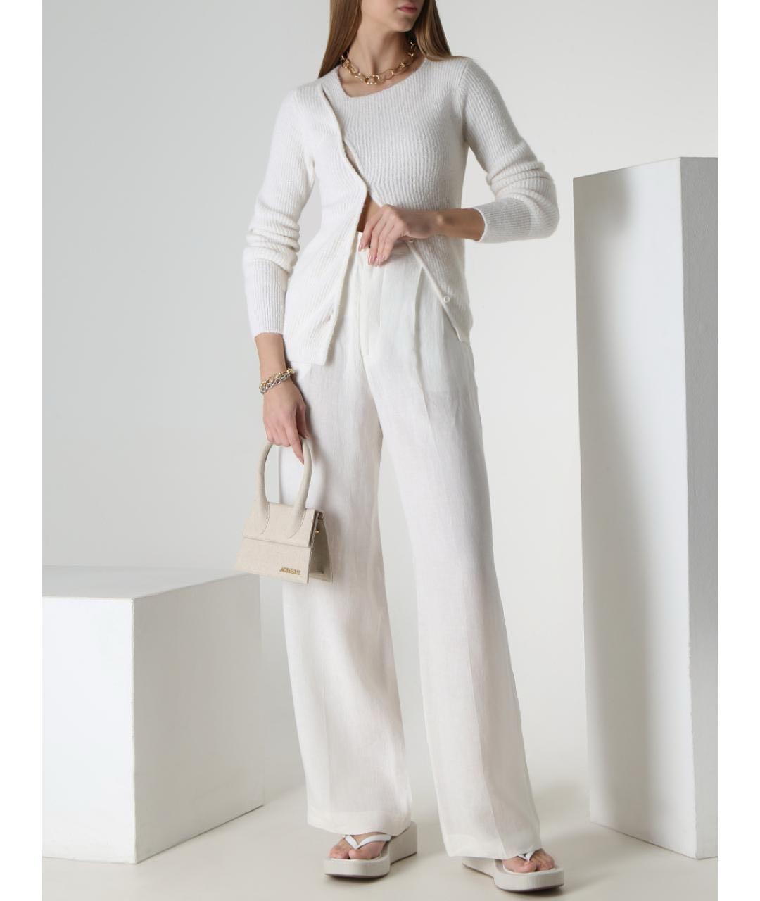 JACQUEMUS Белый шерстяной джемпер / свитер, фото 2