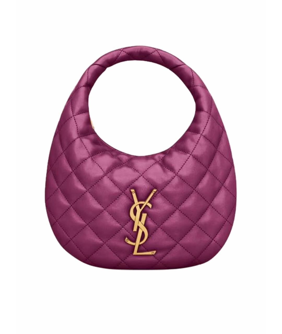 SAINT LAURENT Фуксия сумка с короткими ручками, фото 1