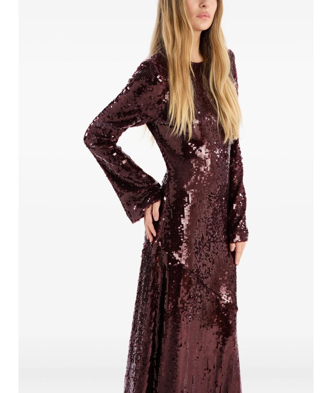 ROTATE Красное полиэстеровое вечернее платье, фото 4