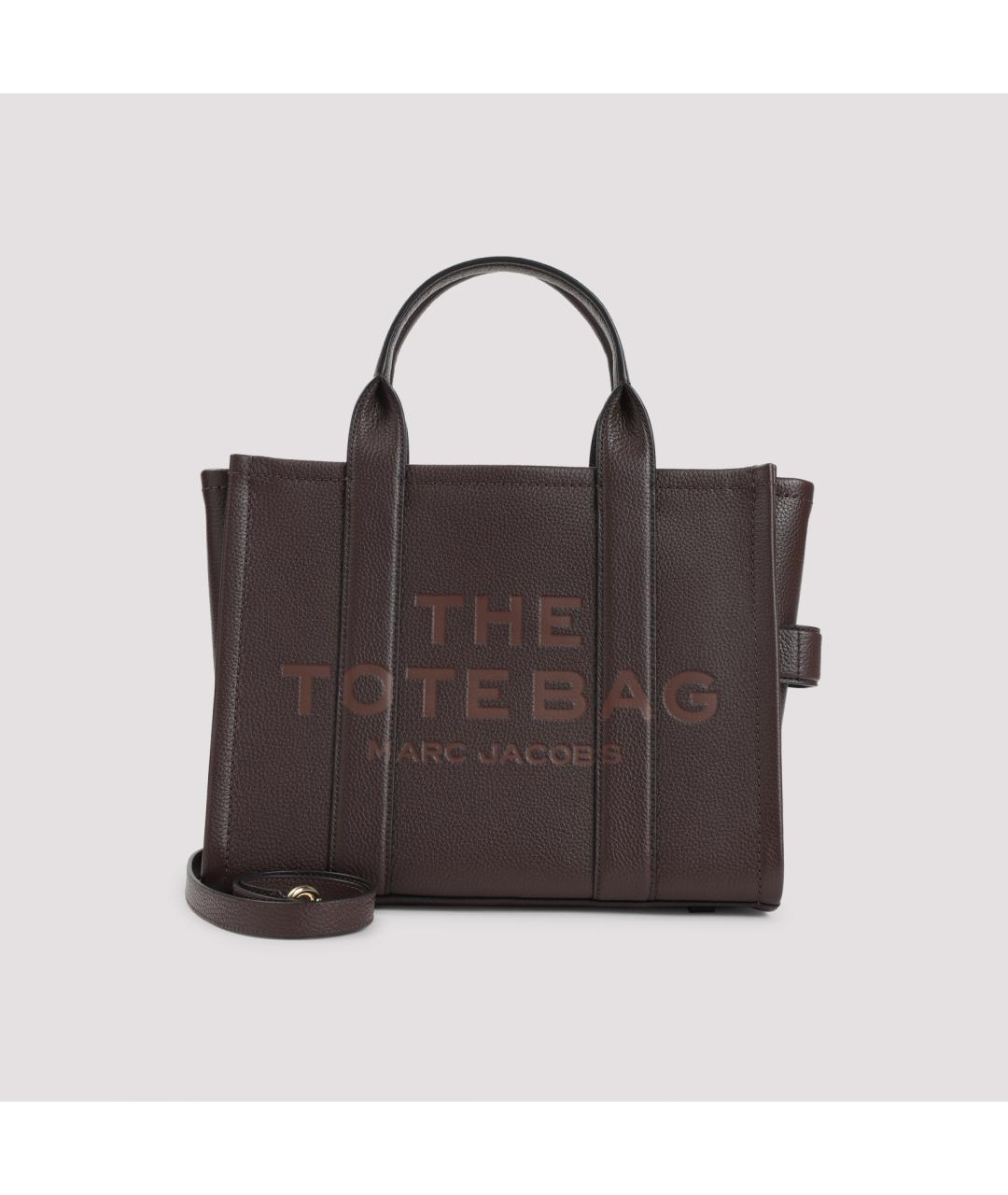 MARC JACOBS Коричневая кожаная сумка тоут, фото 3