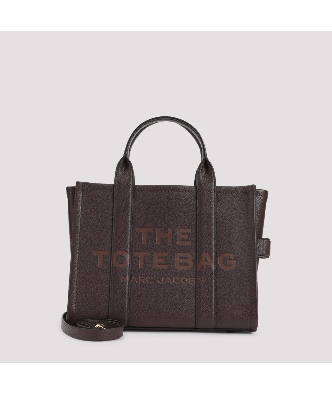 MARC JACOBS Коричневая кожаная сумка тоут, фото 2