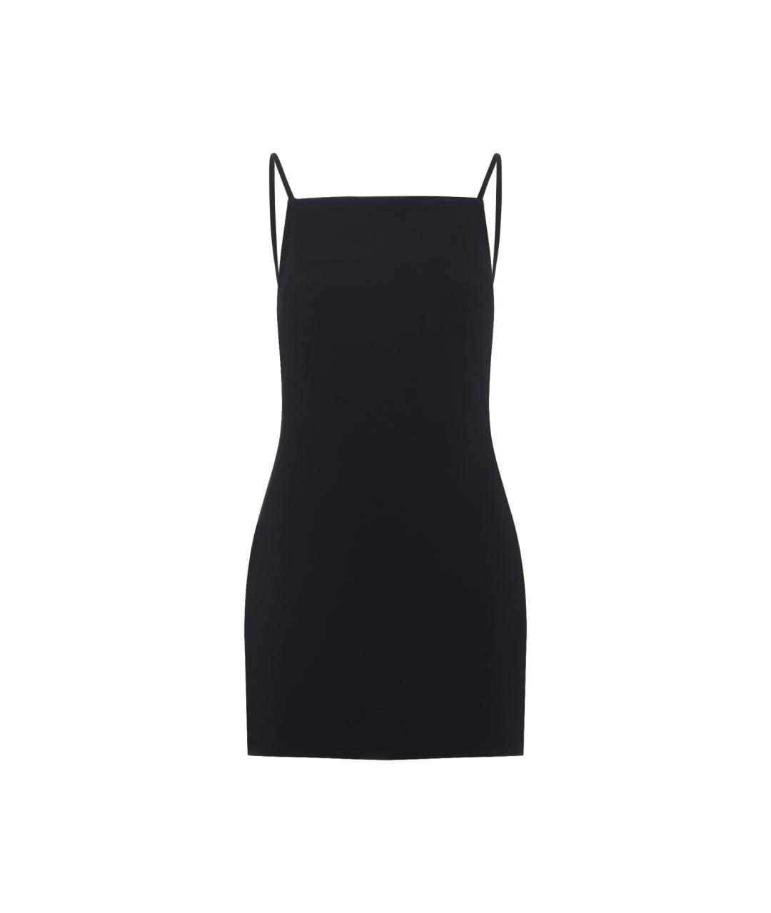 GIVENCHY Черное вискозное коктейльное платье, фото 1