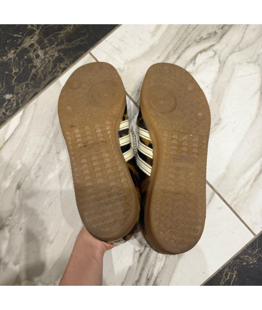 ADIDAS Коричневые текстильные низкие кроссовки / кеды, фото 7