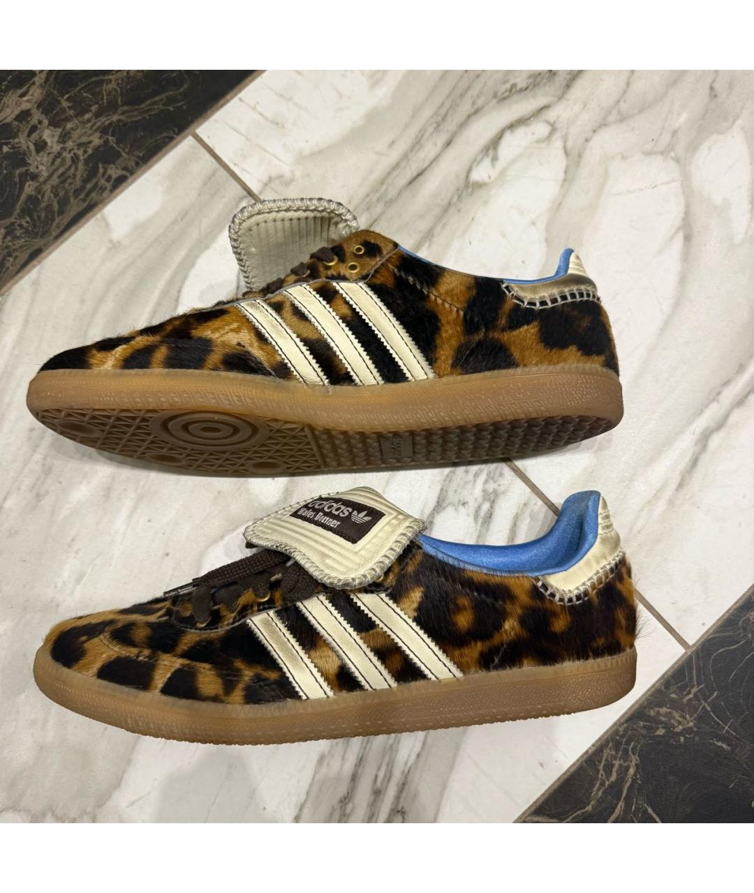 ADIDAS Коричневые текстильные низкие кроссовки / кеды, фото 9