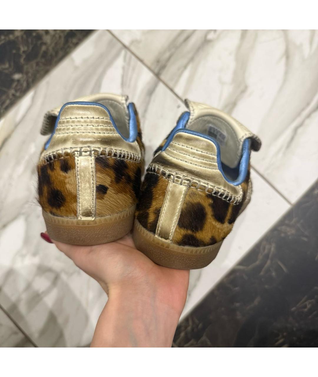 ADIDAS Коричневые текстильные низкие кроссовки / кеды, фото 6