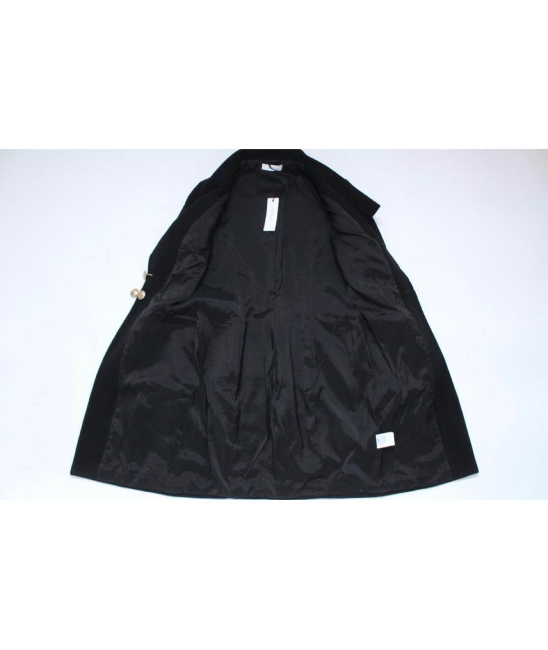 VERSACE COLLECTION Черное шерстяное пальто, фото 3