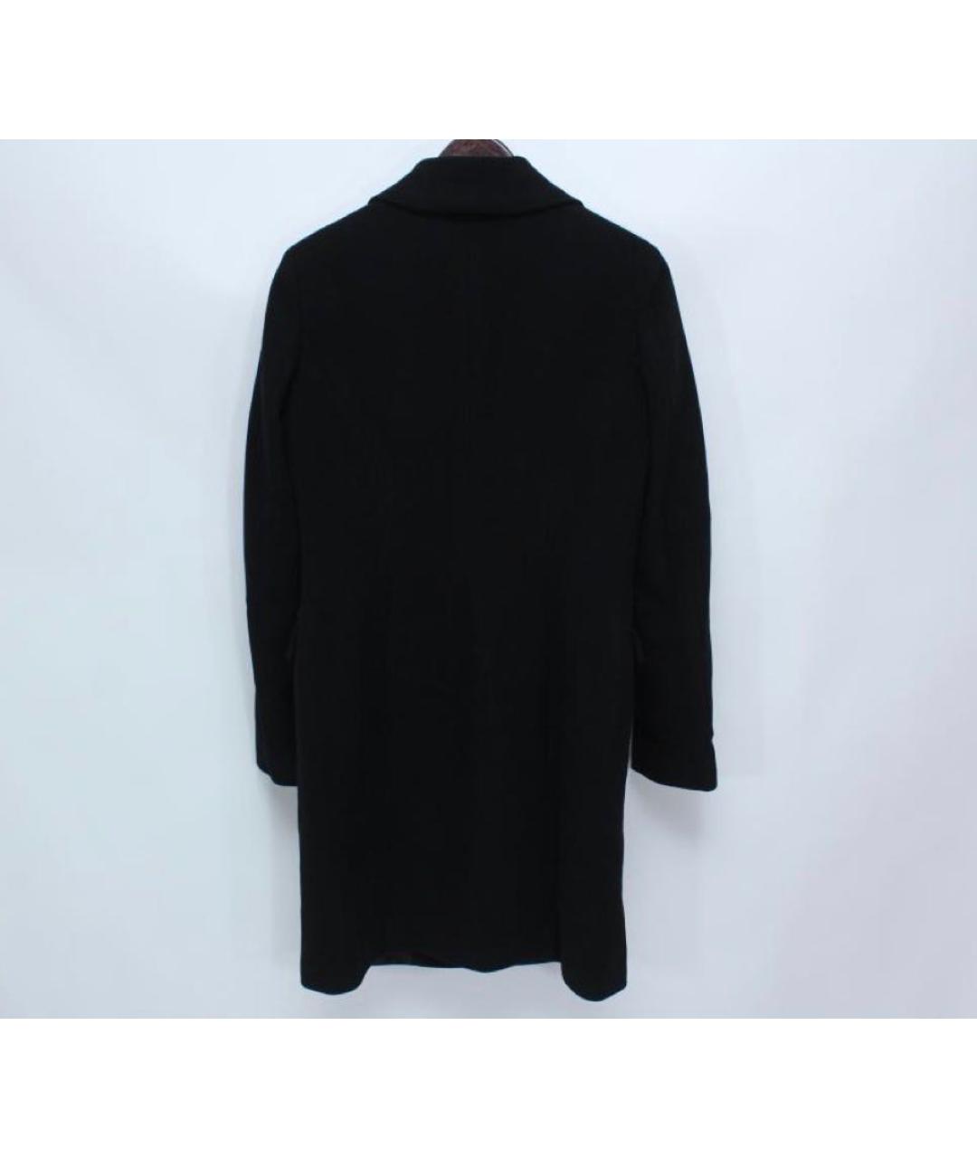 VERSACE COLLECTION Черное шерстяное пальто, фото 2