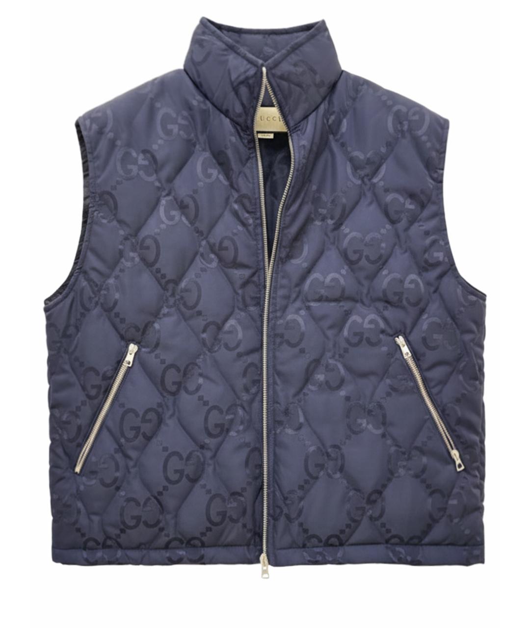 GUCCI Темно-синий жилет, фото 1