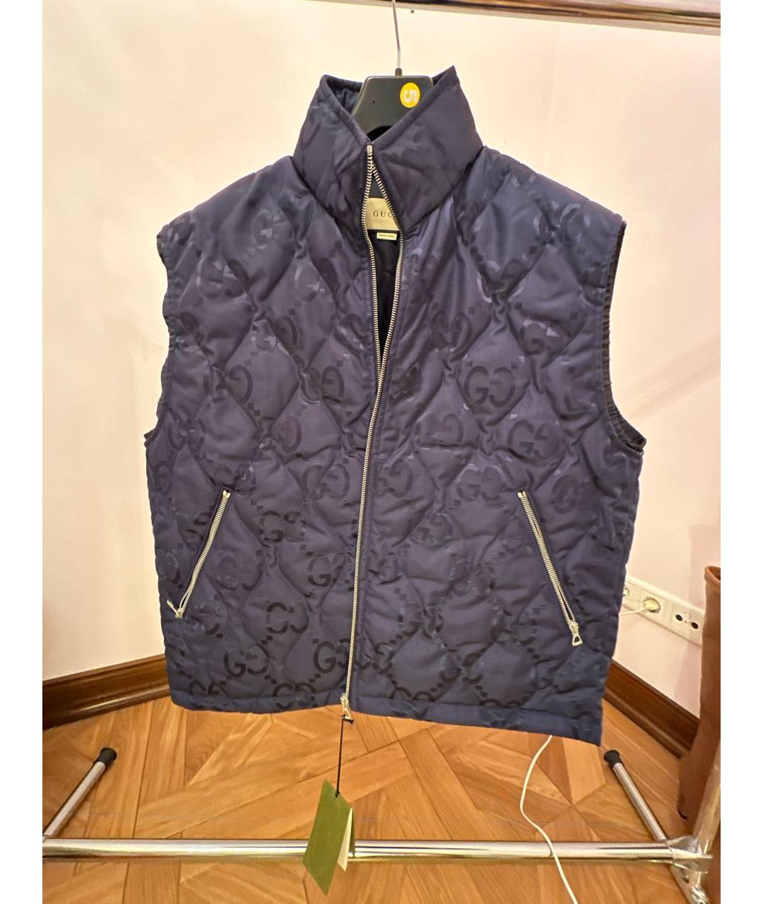 GUCCI Темно-синий жилет, фото 9