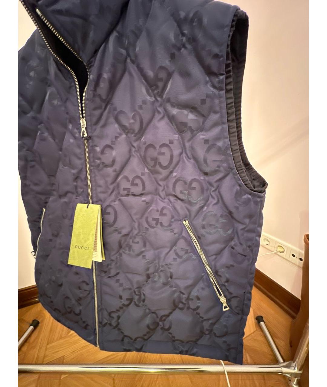 GUCCI Темно-синий жилет, фото 4