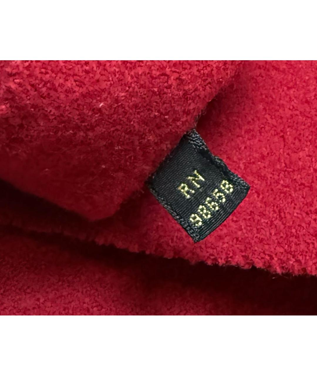 PAUL & SHARK Бордовый шерстяной шарф, фото 5