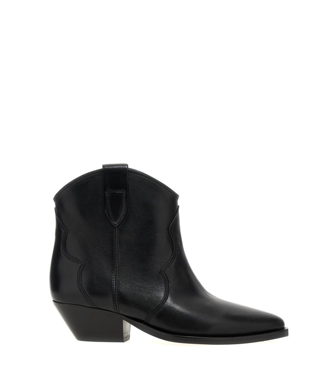 ISABEL MARANT Черные кожаные сапоги, фото 1