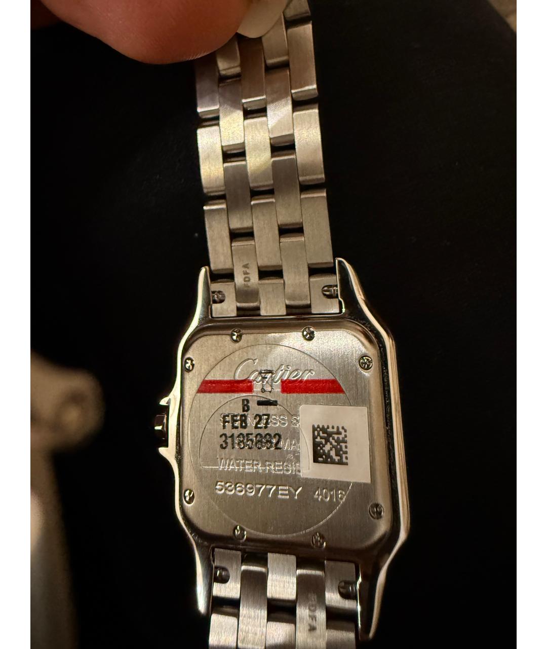 CARTIER Белые часы из белого золота, фото 2