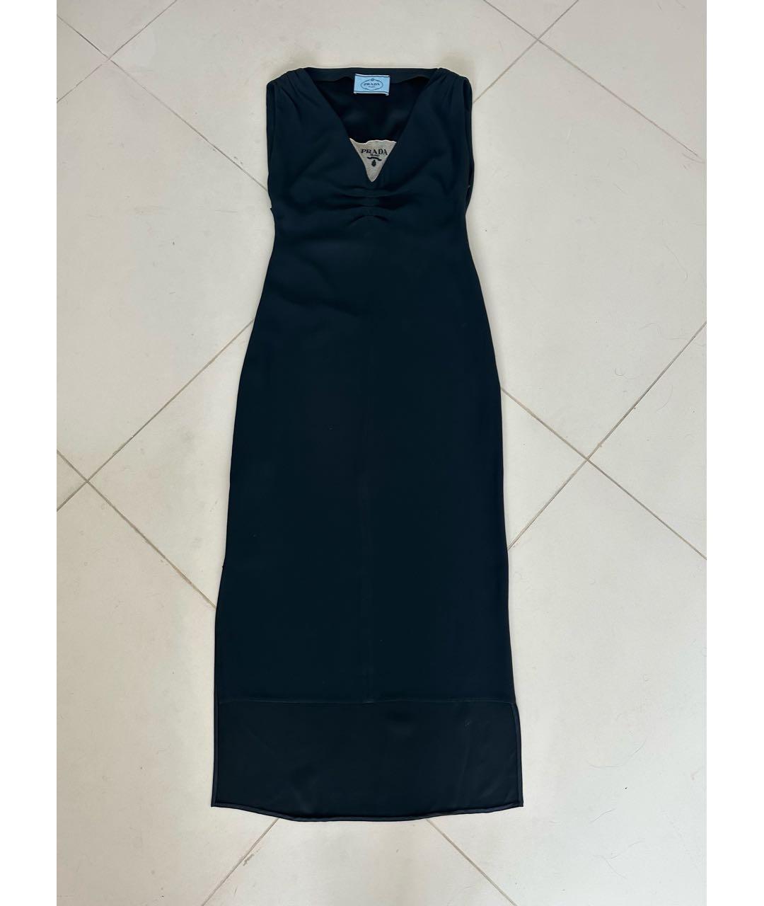 PRADA Черное коктейльное платье, фото 5