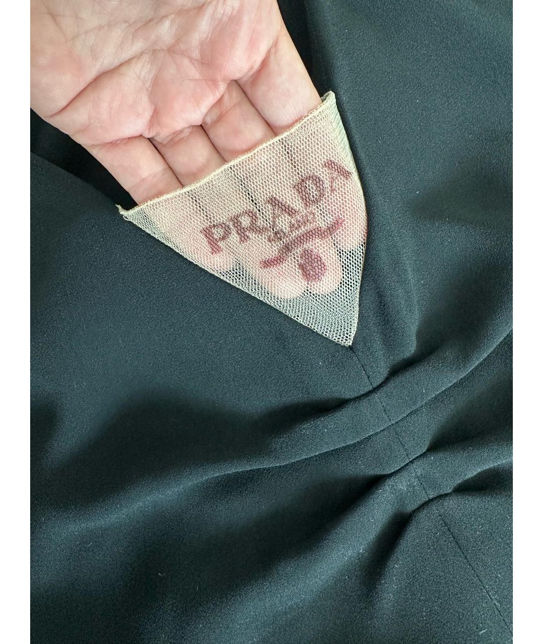 PRADA Черное коктейльное платье, фото 4