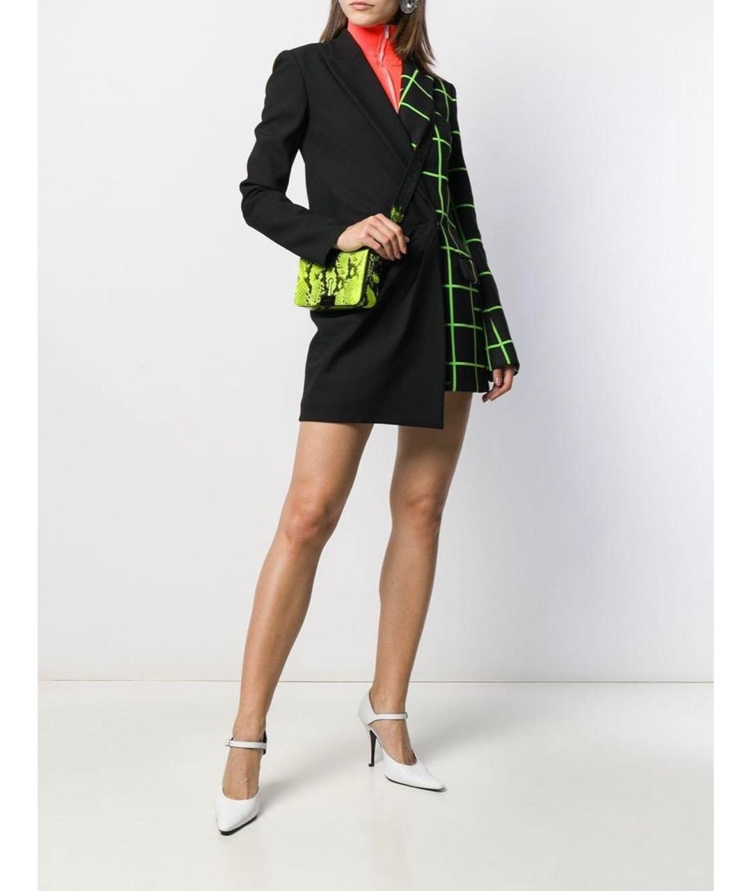 OFF-WHITE Черный шерстяной жакет/пиджак, фото 2