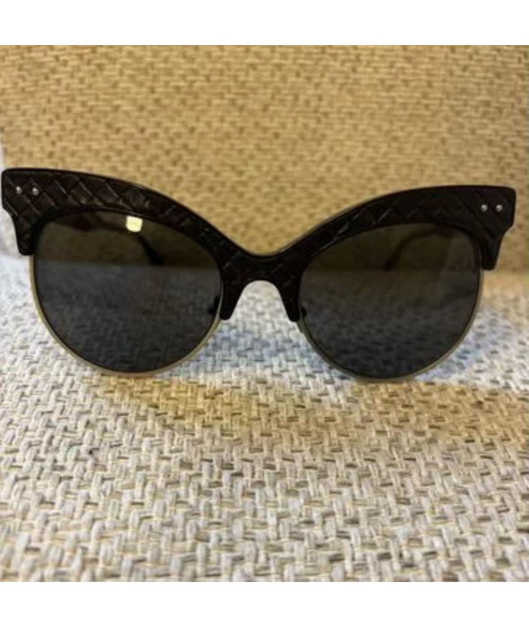 BOTTEGA VENETA Черные пластиковые солнцезащитные очки, фото 6