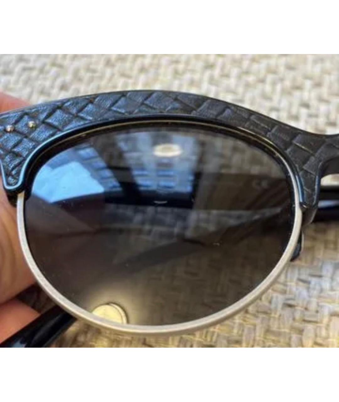 BOTTEGA VENETA Черные пластиковые солнцезащитные очки, фото 5