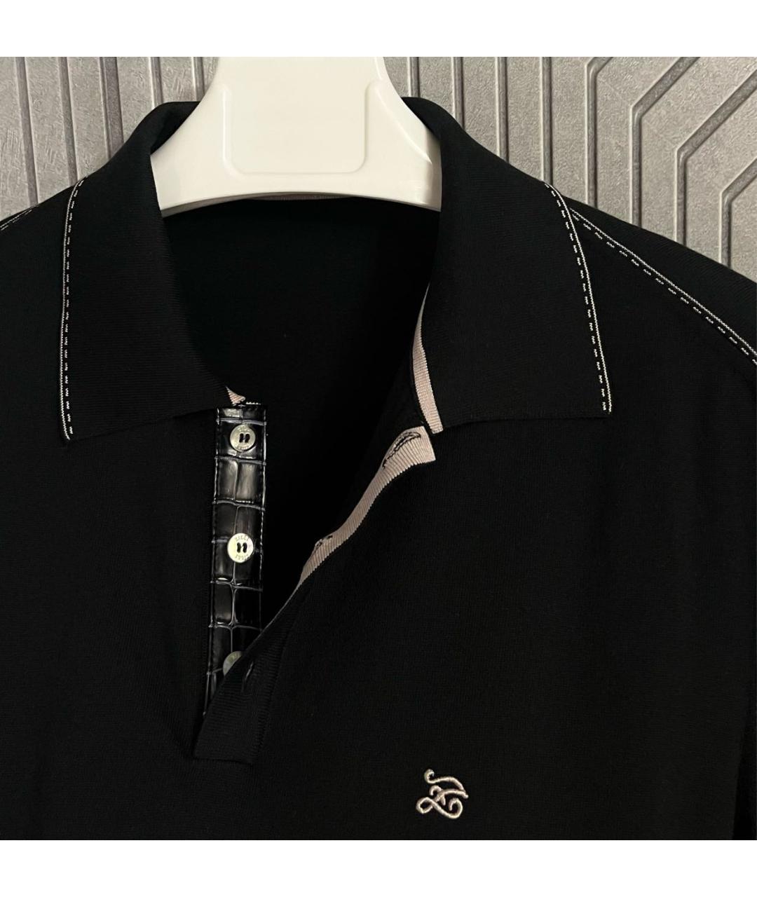 ZILLI Черный шелковый джемпер / свитер, фото 3