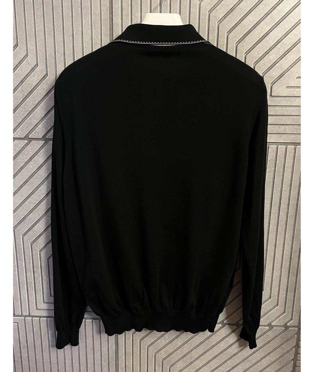 ZILLI Черный шелковый джемпер / свитер, фото 6