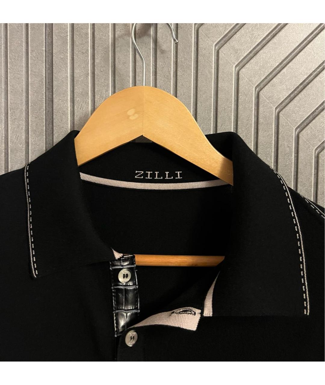 ZILLI Черный шелковый джемпер / свитер, фото 5