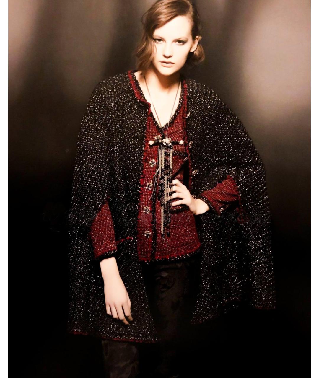 CHANEL Красный твидовый жакет/пиджак, фото 3