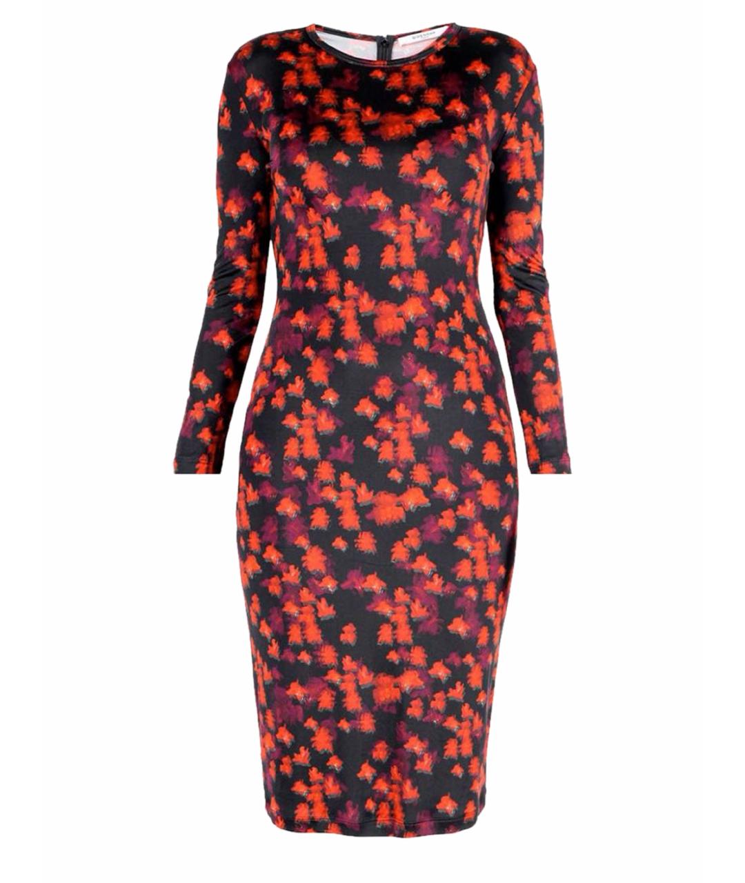 GIVENCHY Красное вискозное коктейльное платье, фото 1