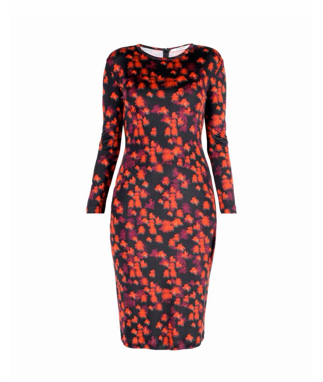 GIVENCHY Красное вискозное коктейльное платье, фото 6