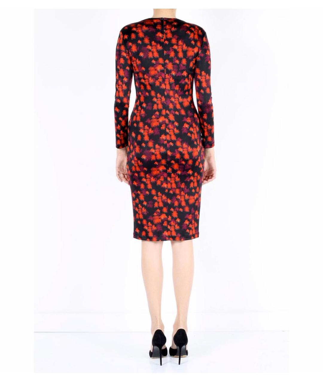 GIVENCHY Красное вискозное коктейльное платье, фото 2