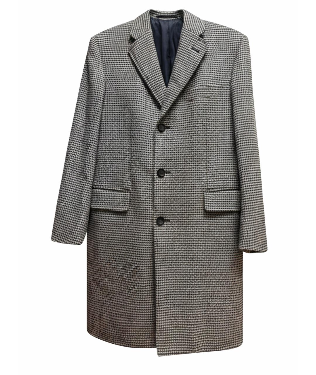 PAL ZILERI Серое шерстяное пальто, фото 1