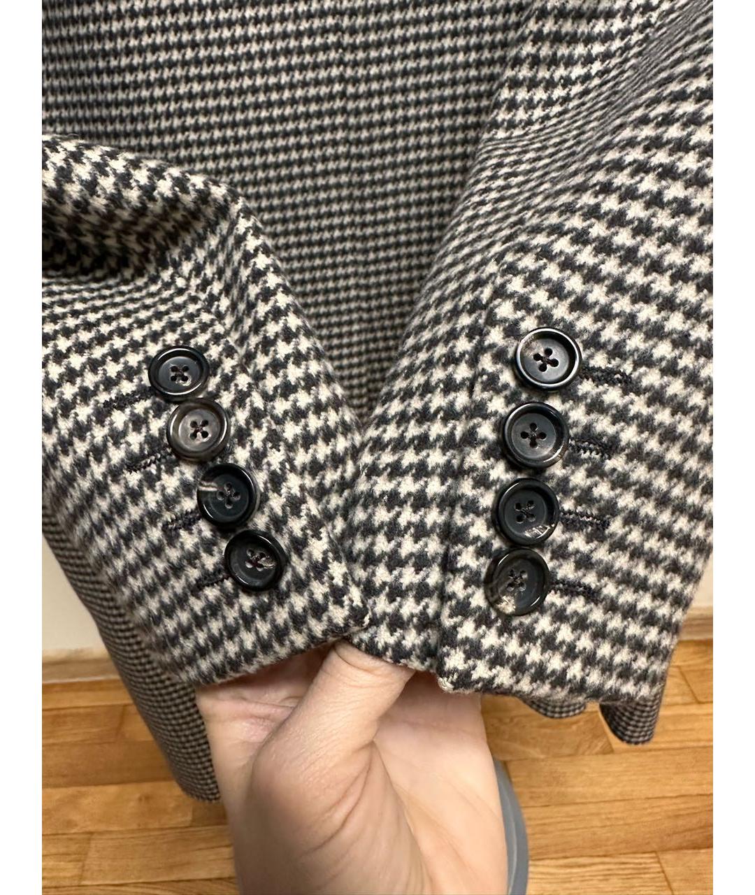 PAL ZILERI Серое шерстяное пальто, фото 4