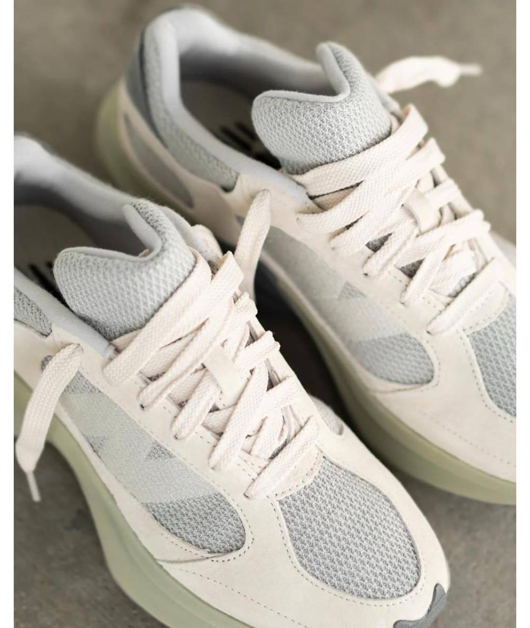 NEW BALANCE Серые замшевые кроссовки, фото 2