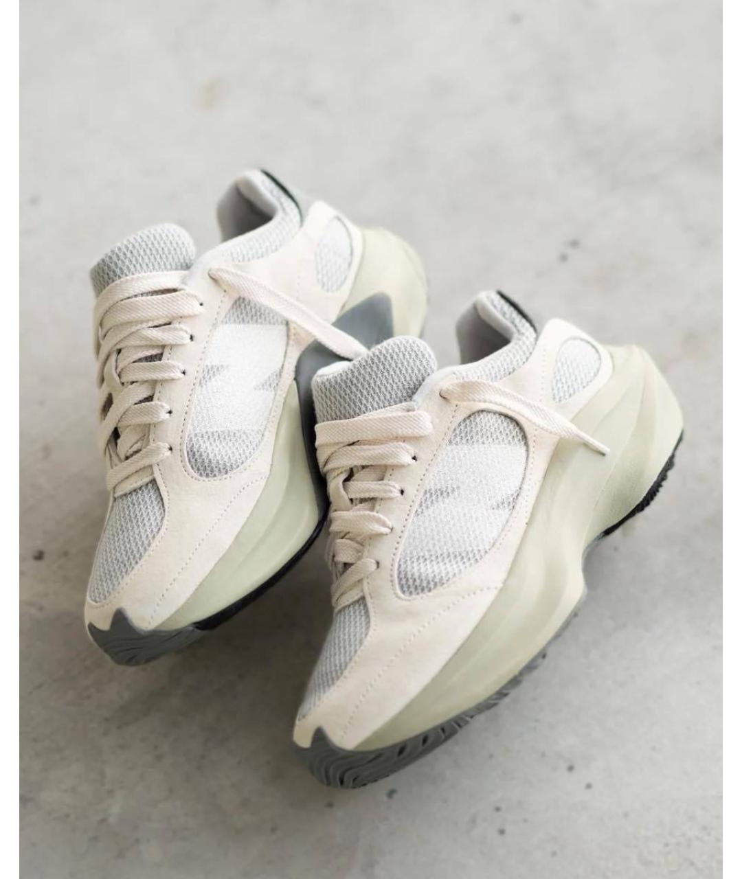 NEW BALANCE Серые замшевые кроссовки, фото 3