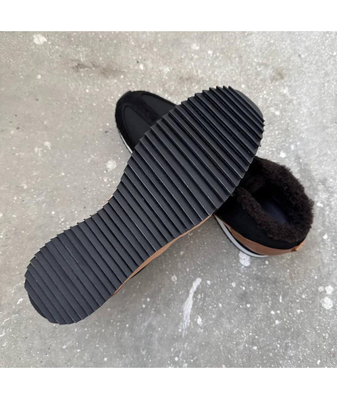 DOLCE&GABBANA Черные кожаные высокие ботинки, фото 7