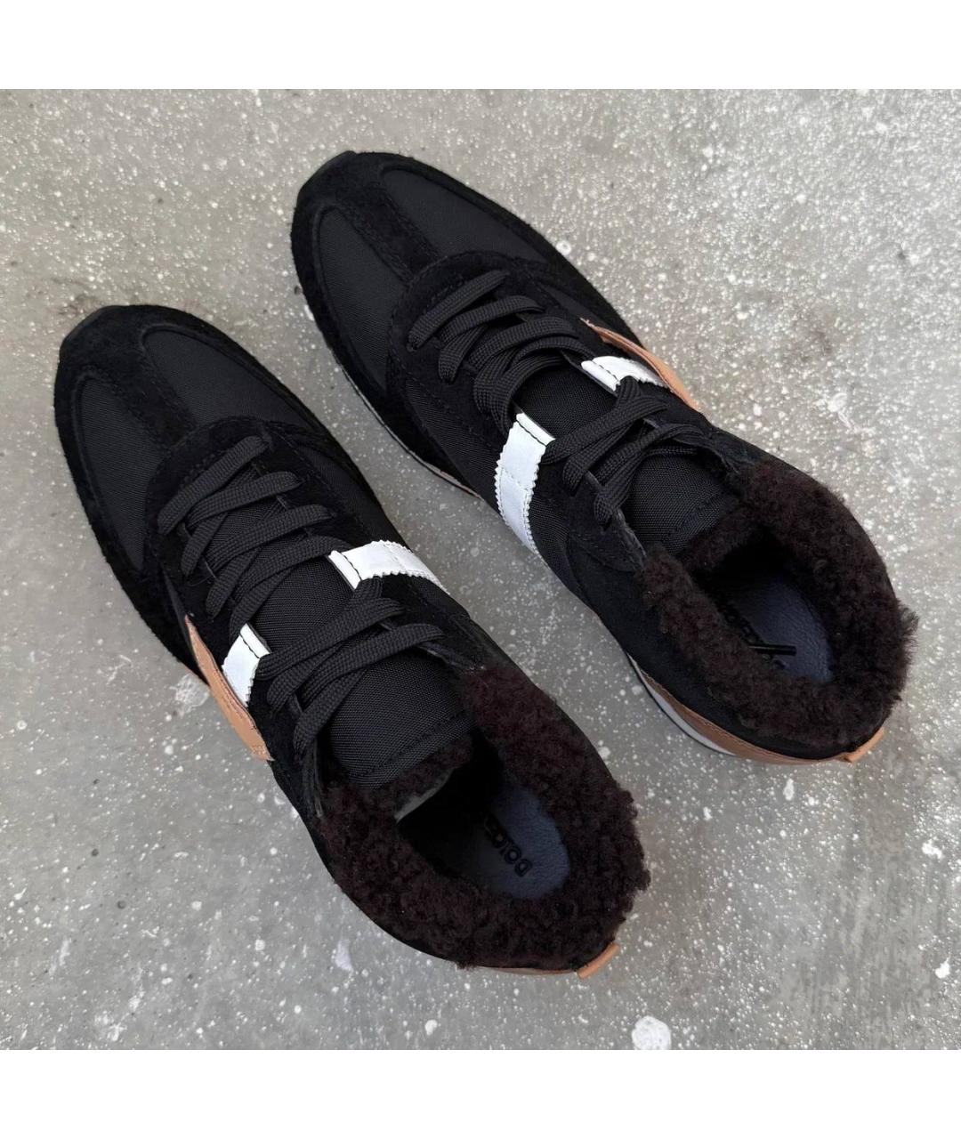 DOLCE&GABBANA Черные кожаные высокие ботинки, фото 5